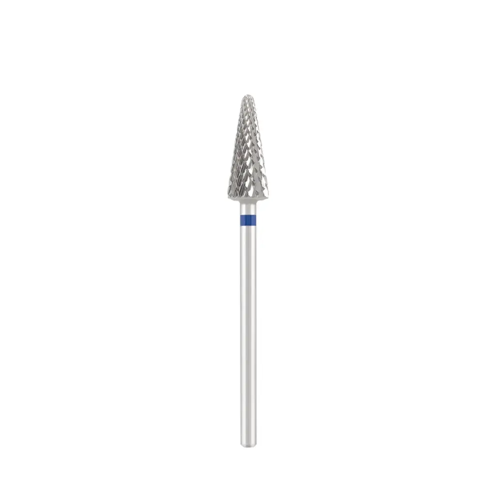 DIVINITY Tungsten carbide bit "cone" blue, L - 15,0 mm., O6,0 mm.