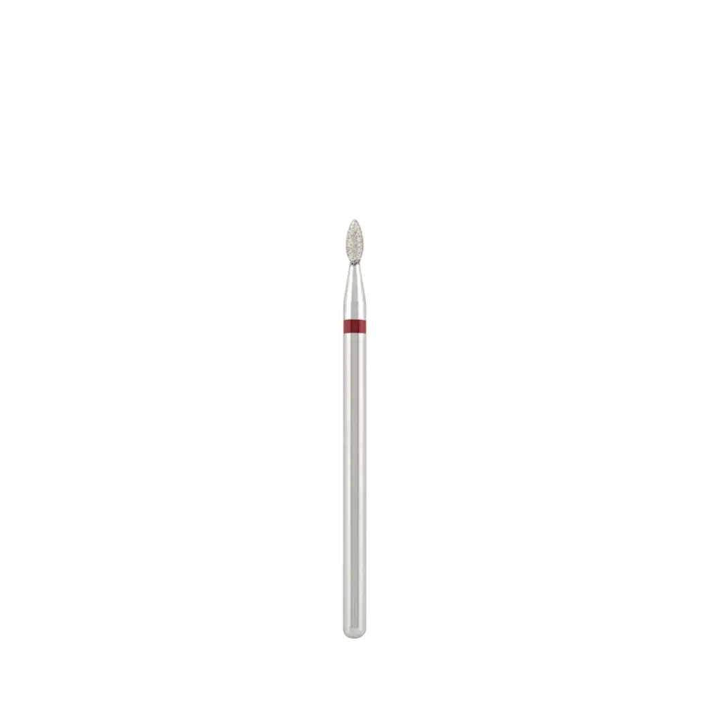 DIVINITY Diamond bit "drop" red, L- 4,5 mm, Ø1,8 mm 