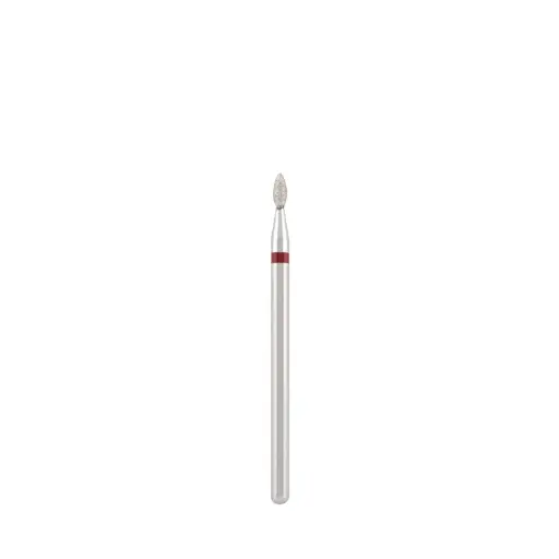 DIVINITY Diamond bit "drop" red, L- 4,5 mm, Ø1,8 mm 