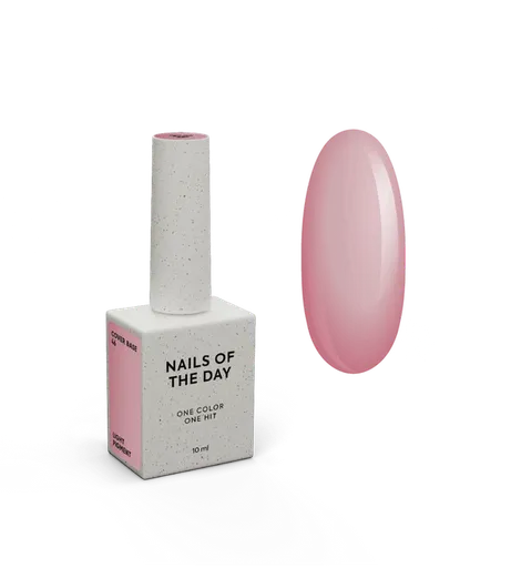 NAILSOFTHEDAY Cover Base Light Pigment 46 — rosa empolvado, 10 ml