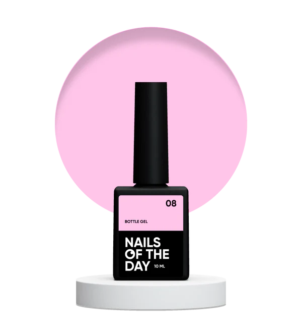 NAILSOFTHEDAY Bottle gel 08 – ultra-strong gel SAME legendary bottle, 10 ml 