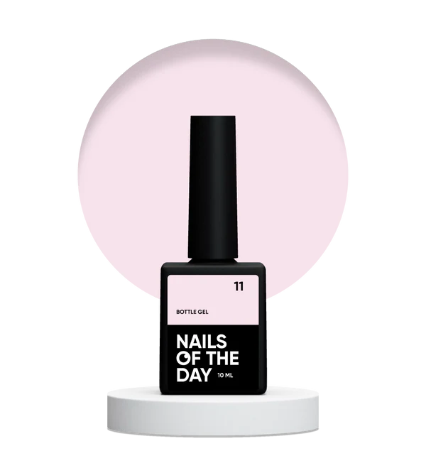 NAILSOFTHEDAY Bottle gel 11 — ultra-strong gel for nails, 10 ml 