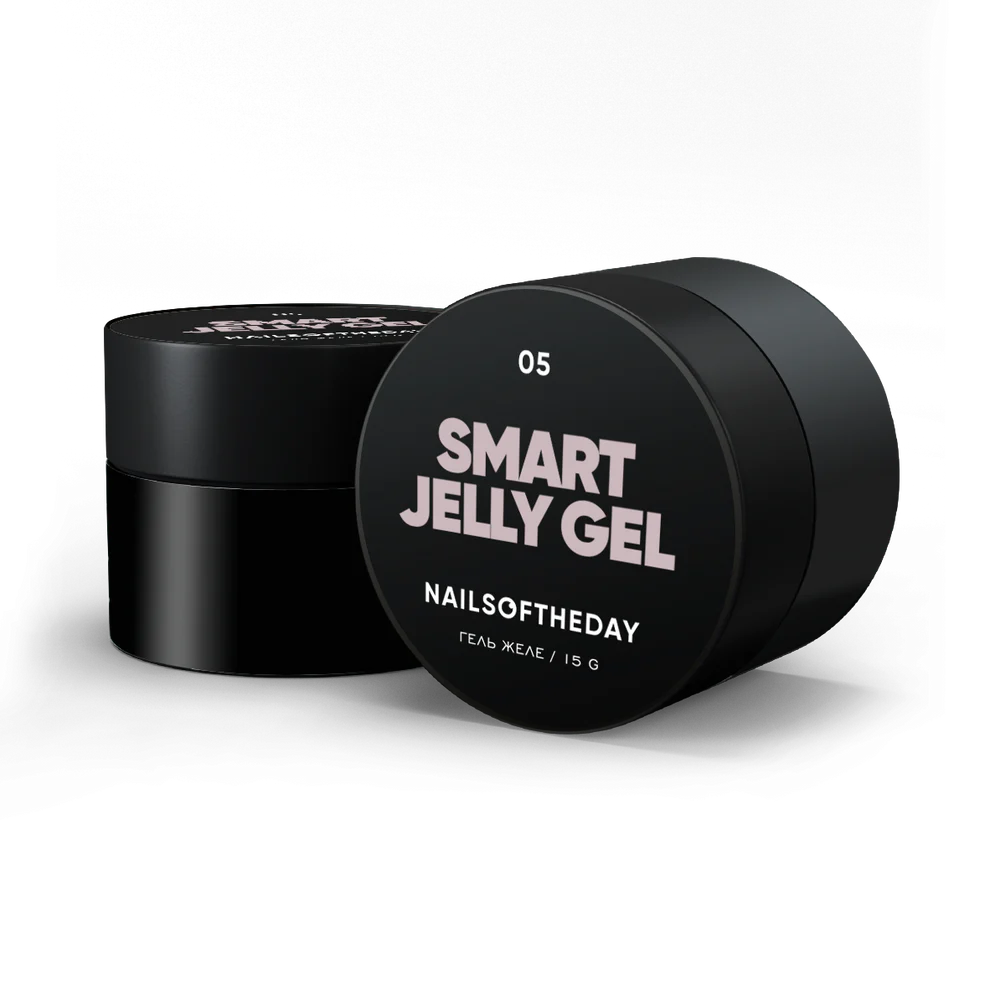 NAILSOFTHEDAY Smart Jelly gel 05 — light brown building gel jelly for nails, 15 gm 