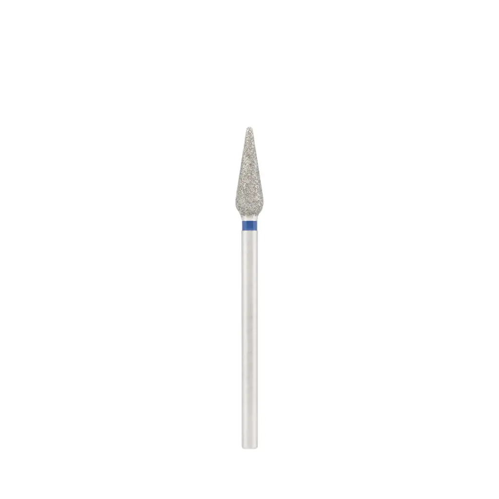 Fresa diamantada “Sharp Drop” azul – L 12,0 mm, Ø 4,0 mm