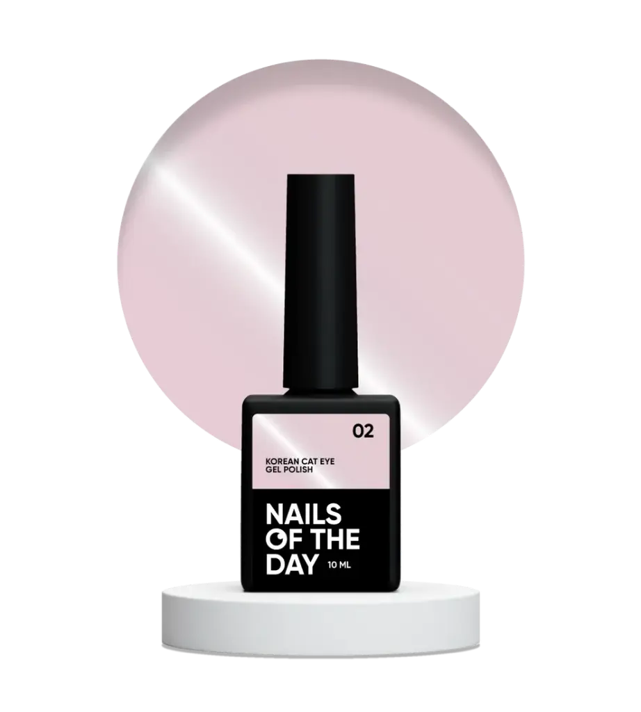NAILSOFTHEDAY Korean cat eye 02 – light pink smoky nude gel polish cat eye, 10 ml 