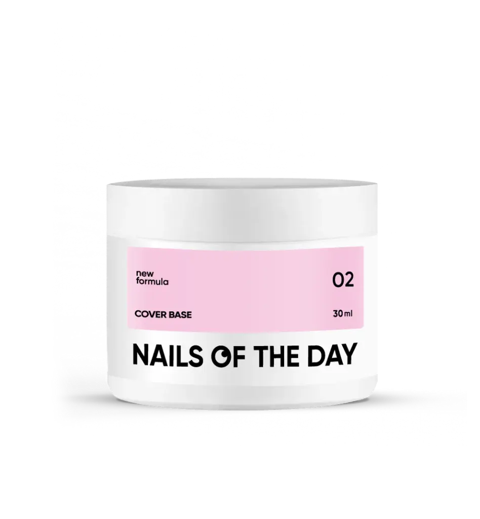 NAILSOFTHEDAY Cover Base NEW Formula 02 — розово-нюдовый, 30 мл