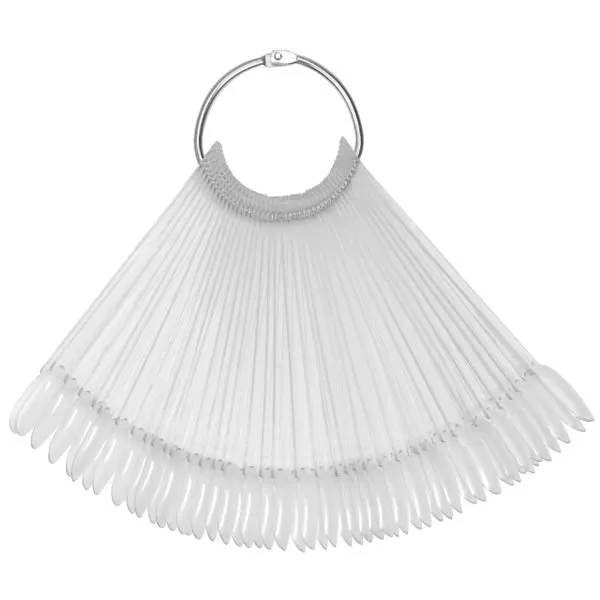 Oval Transparent Nail Tips – 50 pcs