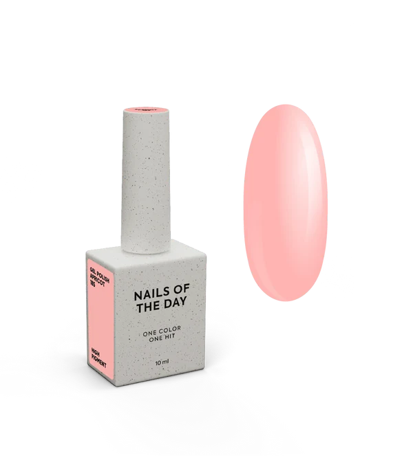 NAILSOFTHEDAY Let's special Apricot — apricot gel polish for nails covering in one layer, 10 ml