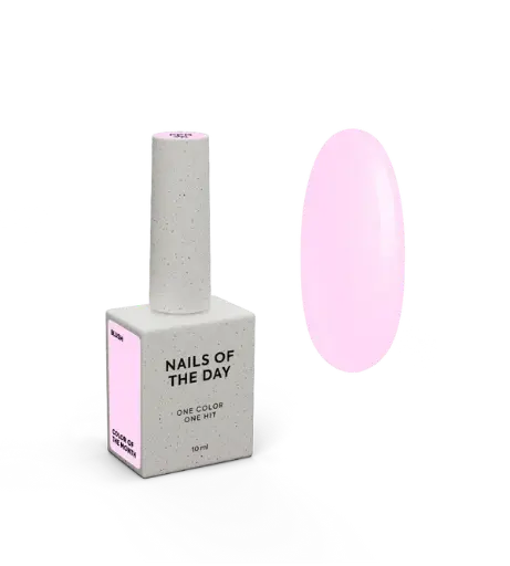 NAILSOFTHEDAY Color of the Month February 2026 Blush — Pastel pink shade, full coverage in one coat, 10 ml