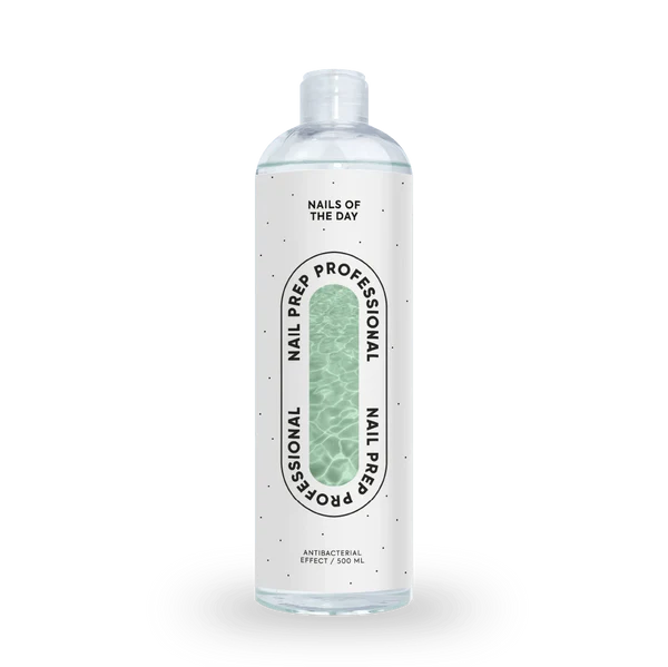 NAILSOFTHEDAY Nail Prep — a professional solution for degreasing and dehydrating natural nails with antibacterial and antifungal action, 500 ml.