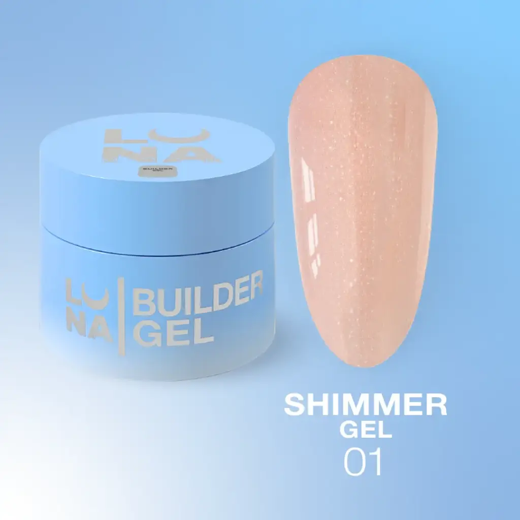 LUNAmoon Shimmer Gel nr1, 30 мл