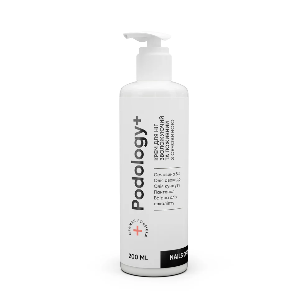 Nailsoftheday Podology+ CREMA para pies, hidratante y nutritiva con urea, 200 ml