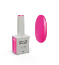 NAILSOFTHEDAY Gel Polish Vitrage 01 — esmalte efecto vitral rosa intenso (frambuesa), 10 ml 