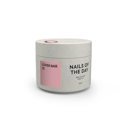 NAILSOFTHEDAY Cover Base NEW Formula 13 — rosa nude, 30 ml