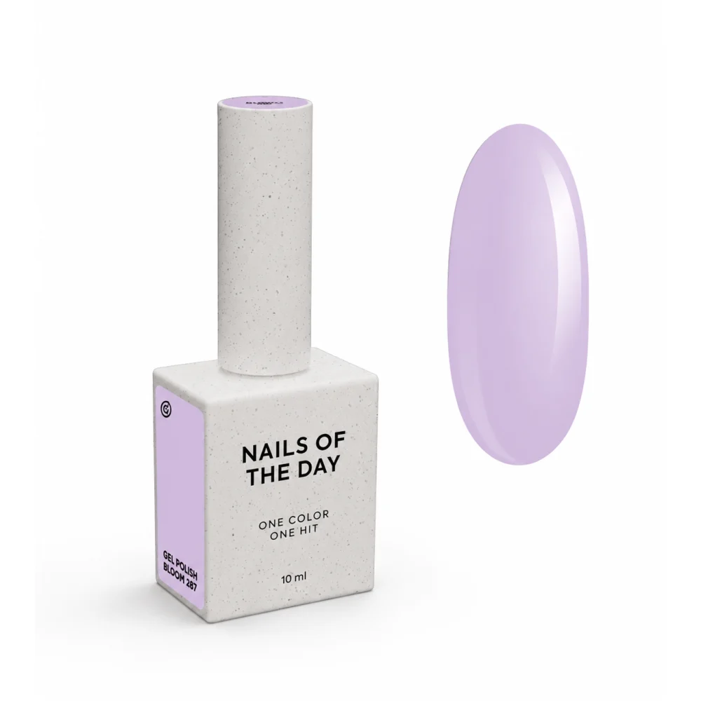 NAILSOFTHEDAY Гель-лак Bloom Drop 287 Нежно-сиреневый, 10 мл