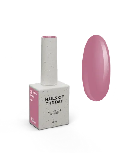 [4827851400003] NAILSOFTHEDAY Gel Polish Rib [Rebra] 063 – Rosy Nude Gel Polish with One-Coat Coverage, 10 ml