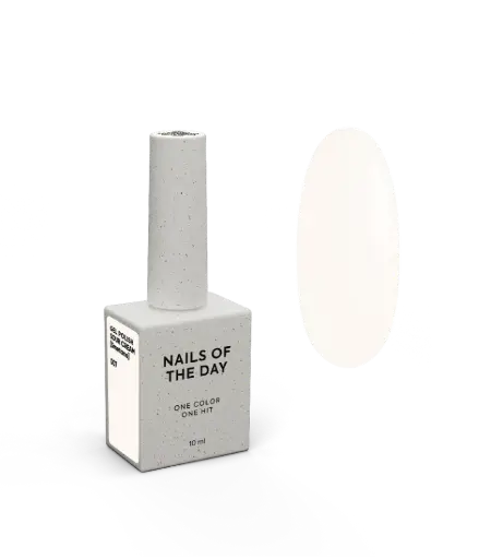 [4827851500000] NAILSOFTHEDAY Gel Polish Sour Cream [Smetana] 007 – Airy Creamy Milky Gel Polish, 10 ml 
