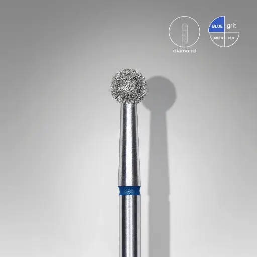 [FA01B040] STALEKS EXPERT Fresa de diamantes «bola» azul, diámetro 4 mm