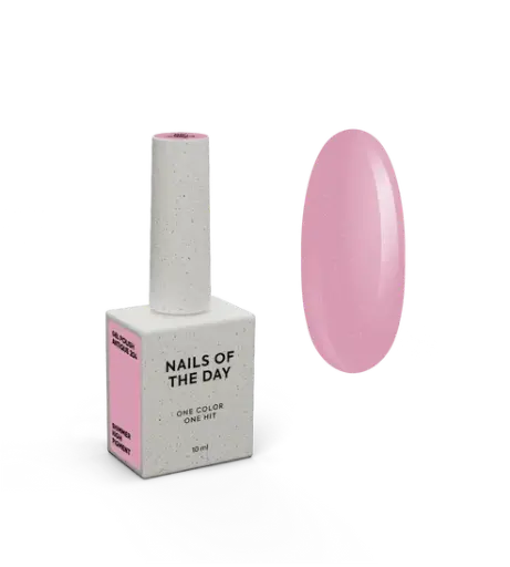 [4821234300003] NAILSOFTHEDAY Gel Polish Antique 204 — powdery pink gel polish with shimmer and full coverage in one coat, 10 ml