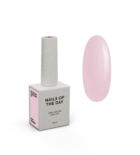 [4821234200006] NAILSOFTHEDAY Gel Polish Porcelain 179 — delicate powdery pink gel polish with full coverage in one coat, 10 ml