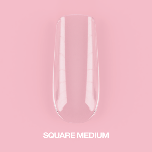 [325-1385] Lunamoon Gel Tips Square Medium 500 pcs