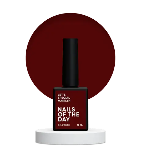 [4829143401002] Nails Of The Day Let's special Marilyn — baked blood gel nail polish covering one layer, 10 ml