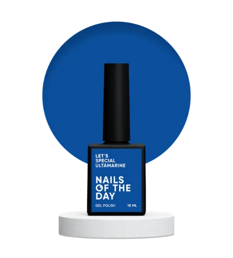 [4827450082686] Nails Of The Day Let's special Ultramarine — blue nail gel polish covering one layer, 10 ml
