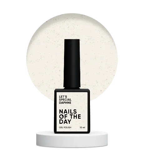[4826438000681] Nails Of The Day Let's special Daphne - milky with golden melt gel nail polish, 10 ml