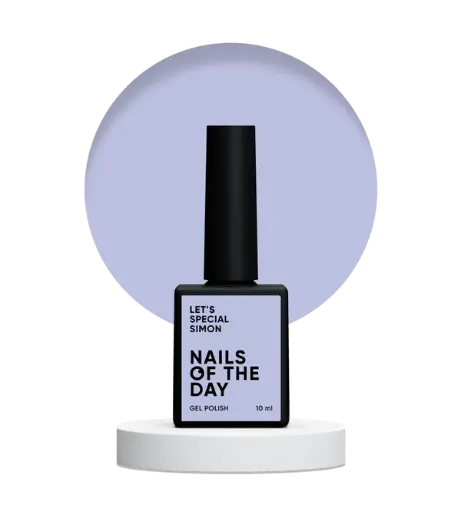 [4826438000711] Nails Of The Day Let's special Simon — purple-blue gel nail polish, 10 ml
