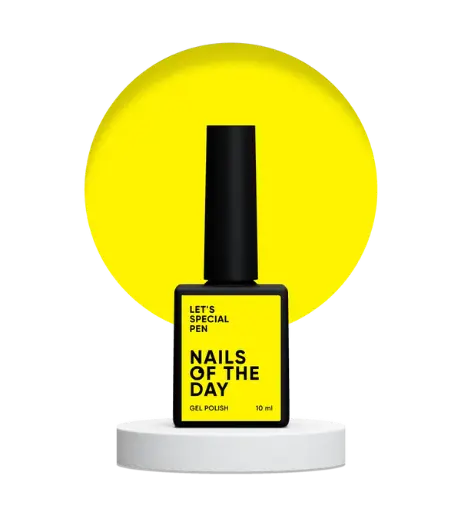 [4826438000773] Nails Of The Day Let's special Pen — yellow gel nail polish, 10 ml