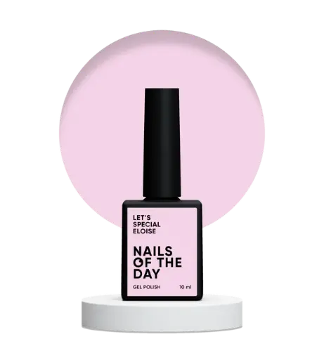 [4826438000704] Nails Of The Day Let's special Eloise — cold pink with fine shimmer gel nail polish, 10 ml