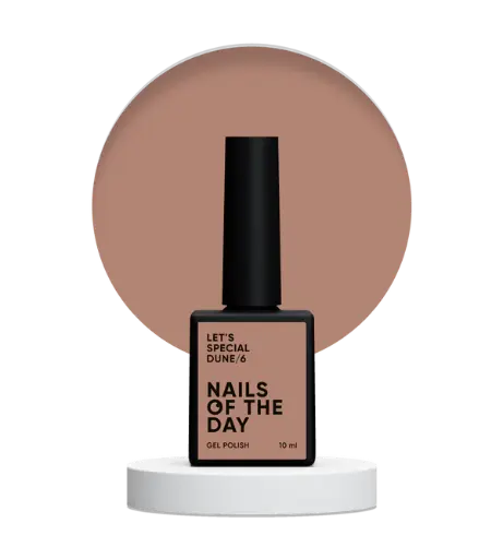 [4822844060004] Nails Of The Day Let's special Dune/6 — evening sand of the desert gel nail polish covering one layer, 10 ml