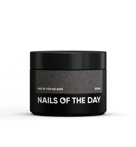 [4825439638589] Nails Of The Day Matte top no wipe – matte top without a sticky layer for nails, 30 ml