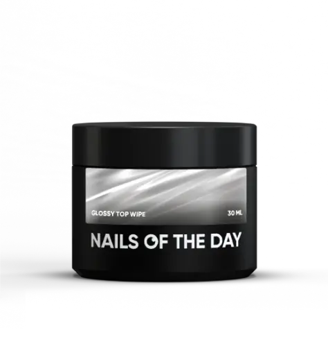[4828864688907] Nails Of The Day Glossy top wipe - glossy top with a sticky layer, without UV filters, 30 ml