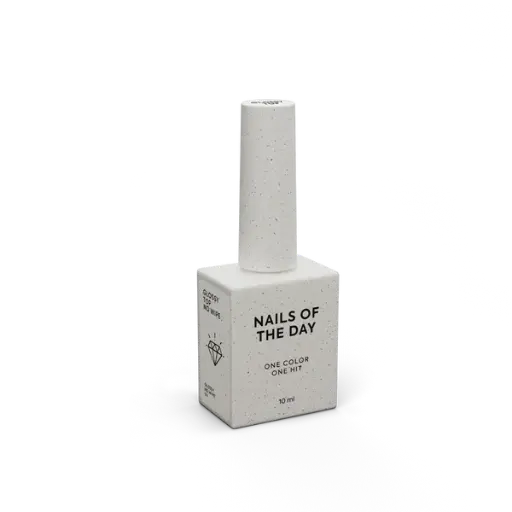 [4825547639560] Nails Of The Day Glossy top no wipe - glossy top without a sticky layer and with UV filters, 10 ml