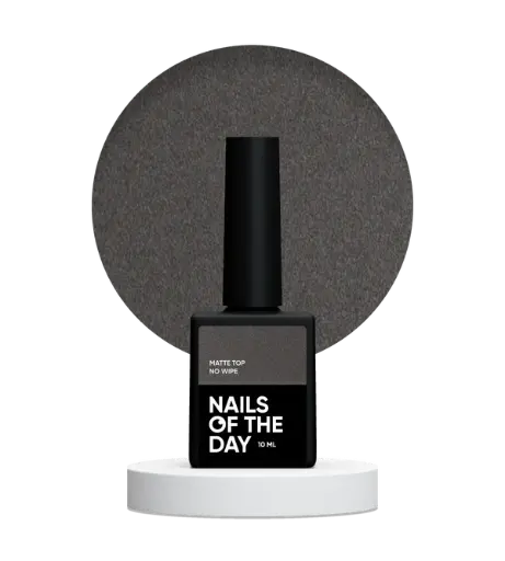 [4825547639539] Nails Of The Day Matte top no wipe – matte top without a sticky layer, with UV filters, 10 ml