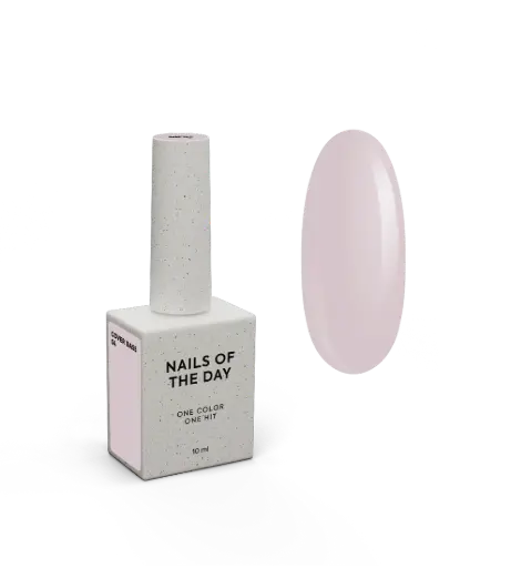 [4821221800004] Nails Of The Day Cover base NEW Formula 04 — translucent powder-pink base coat for nails, 10 ml