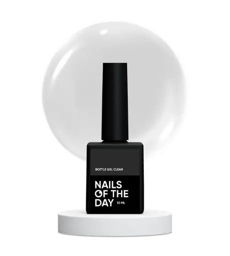 [4825547640511] Nails Of The Day Bottle gel clear – transparent ultra-strong gel, 10 ml