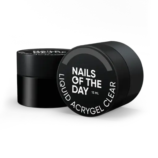 [4826431954004] Nails Of The Day Liquid Acrygel clear — transparent liquid acrygel of a new formula for nails, 15 ml