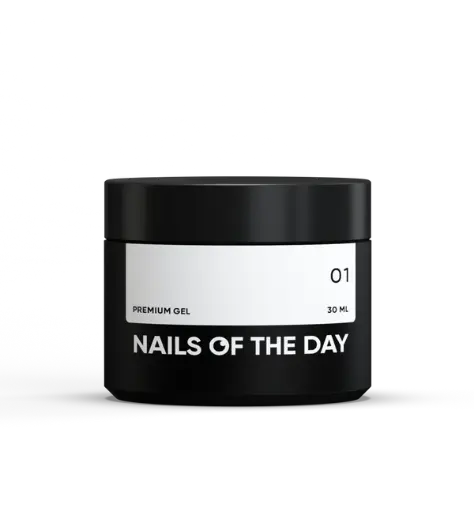 [4824569234340] Nails Of The Day Premium gel 01 — milk building gel, 30 ml