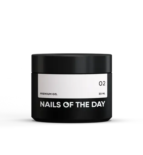 [4824569234562] Nails Of The Day Premium gel 02 — milk-pink building gel, 30 ml
