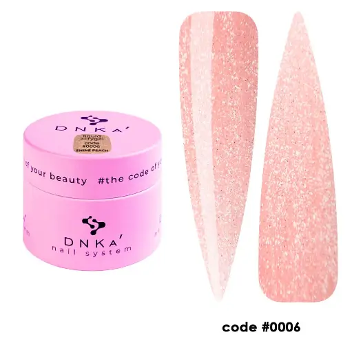 [4823122141323] Liquid AcryGel DNKa 15 ml #0006 Shine Peach