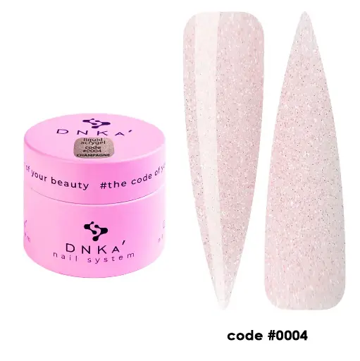 [4823122141309] DNKa Liquid Acrygel #0004 Champagne 15ml