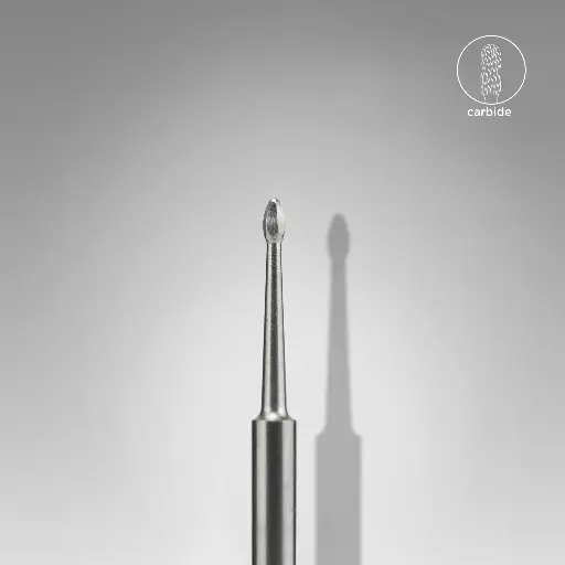 [FT12/012/2.5] Staleks Carbide nail drill bit, nail cleaner mini, EXPERT diameter 1.2 mm/working part 2.5 mm