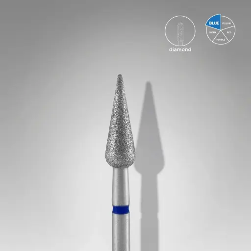 [FA100B040/12] Staleks Punta Diamante, «Pera Puntiaguda» 4 mm 