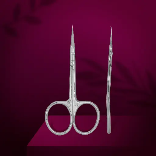 [SX-21/2m] Staleks Professional cuticle scissors with hook EXCLUSIVE 21 TYPE 2 (magnolia)