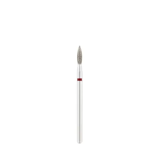 [DBS-243.023.SH] Diamond bit "flame" sharp red, L-10,0 mm., 2,3 mm.