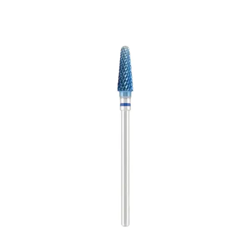 [DBC-201B.045B] DIVINITY Tungsten carbide bit "rounded cone", blue (blue coating), L-13,0 mm, Ø4,5 mm 