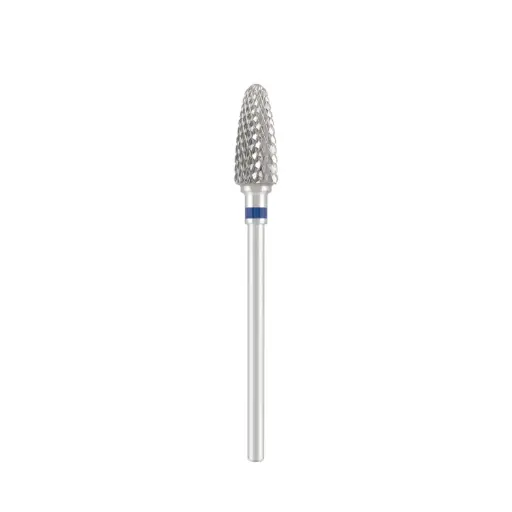 [LDBT-274B.060] DIVINITY Tungsten carbide bit "corn" left-handed, blue, L-15,0 mm, Ø6,0 mm 