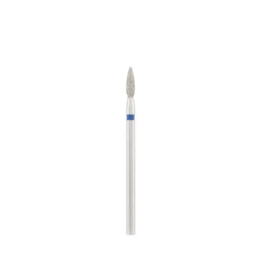 [DBS-243B.023] DIVINITY Diamond bit "flame" safe blue, L- 10,0 mm, Ø2,3 mm 